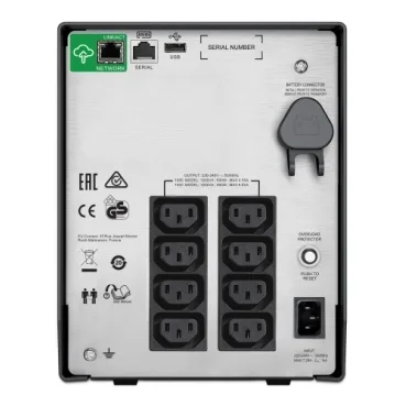 APC Smart-UPS 1000VA Tower UPS with LCD and SmartConnect Port, 230V - Image 3