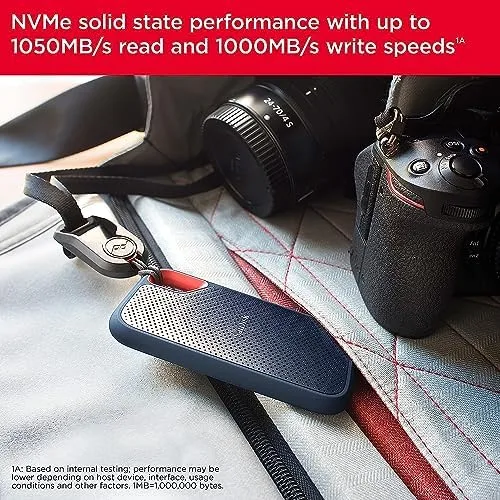 SanDisk Extreme Portable SSD SDSSDE61-2T00-G25 - 2TB, USB-C, USB 3.2 Gen 2, Up to 1050MB/s - Image 10