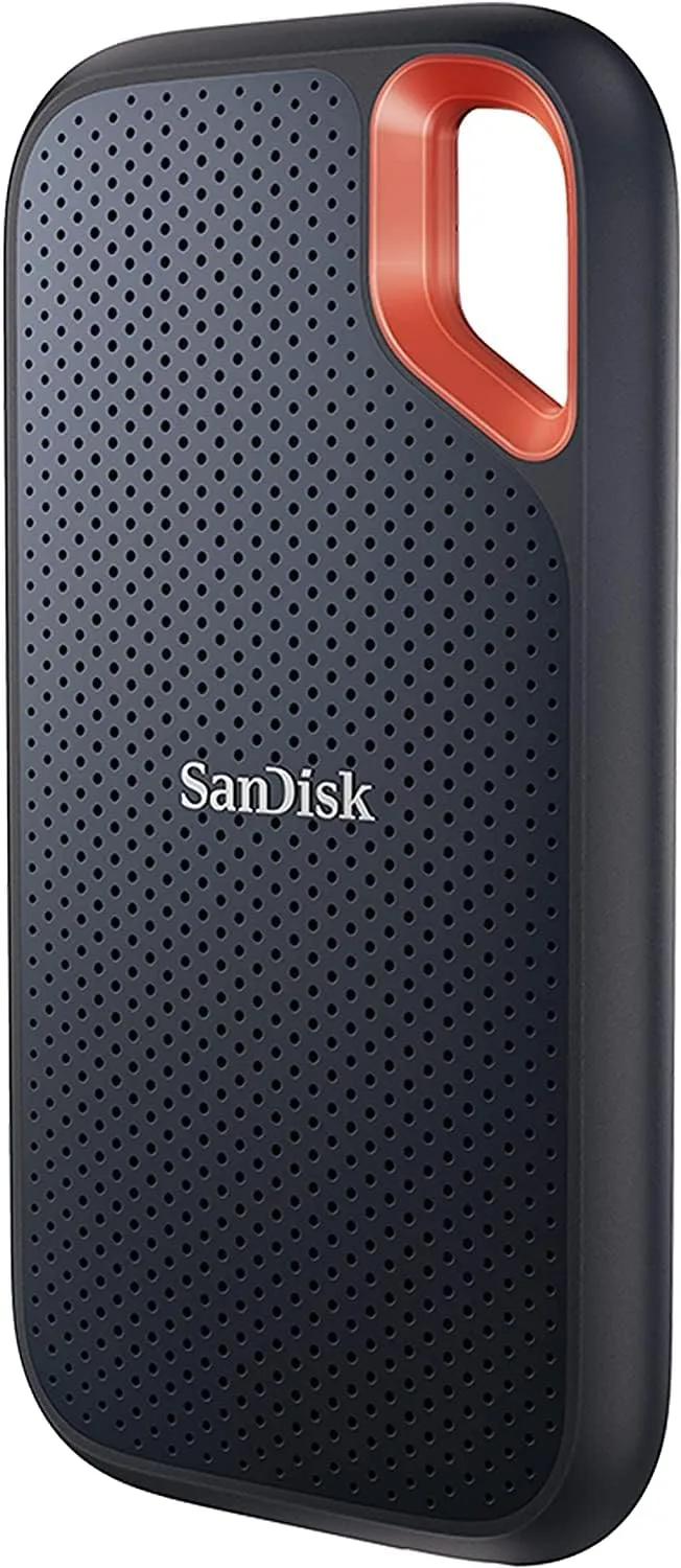 SanDisk Extreme Portable SSD SDSSDE61-2T00-G25 - 2TB, USB-C, USB 3.2 Gen 2, Up to 1050MB/s