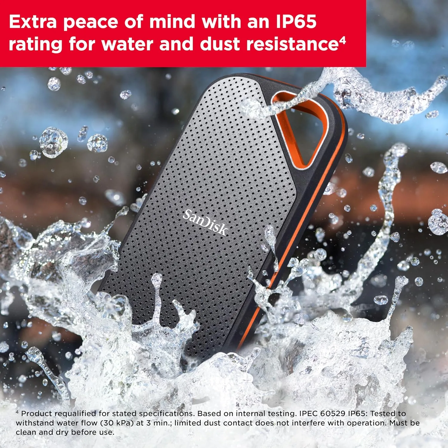 Sandisk Extreme Pro Portable SSD SDSSDE81-1T00-G25 - 1TB, Up to 2000MB/s, USB-C, USB 3.2 Gen 2x2 - Image 6
