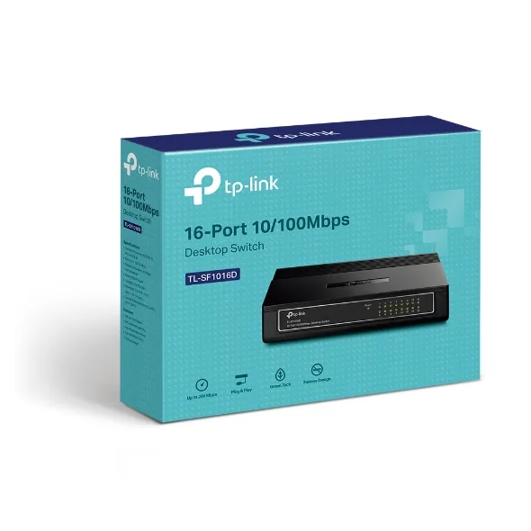 TP-Link TL-SF1016D 16-Port 10/100Mbps Desktop Switch - Image 6
