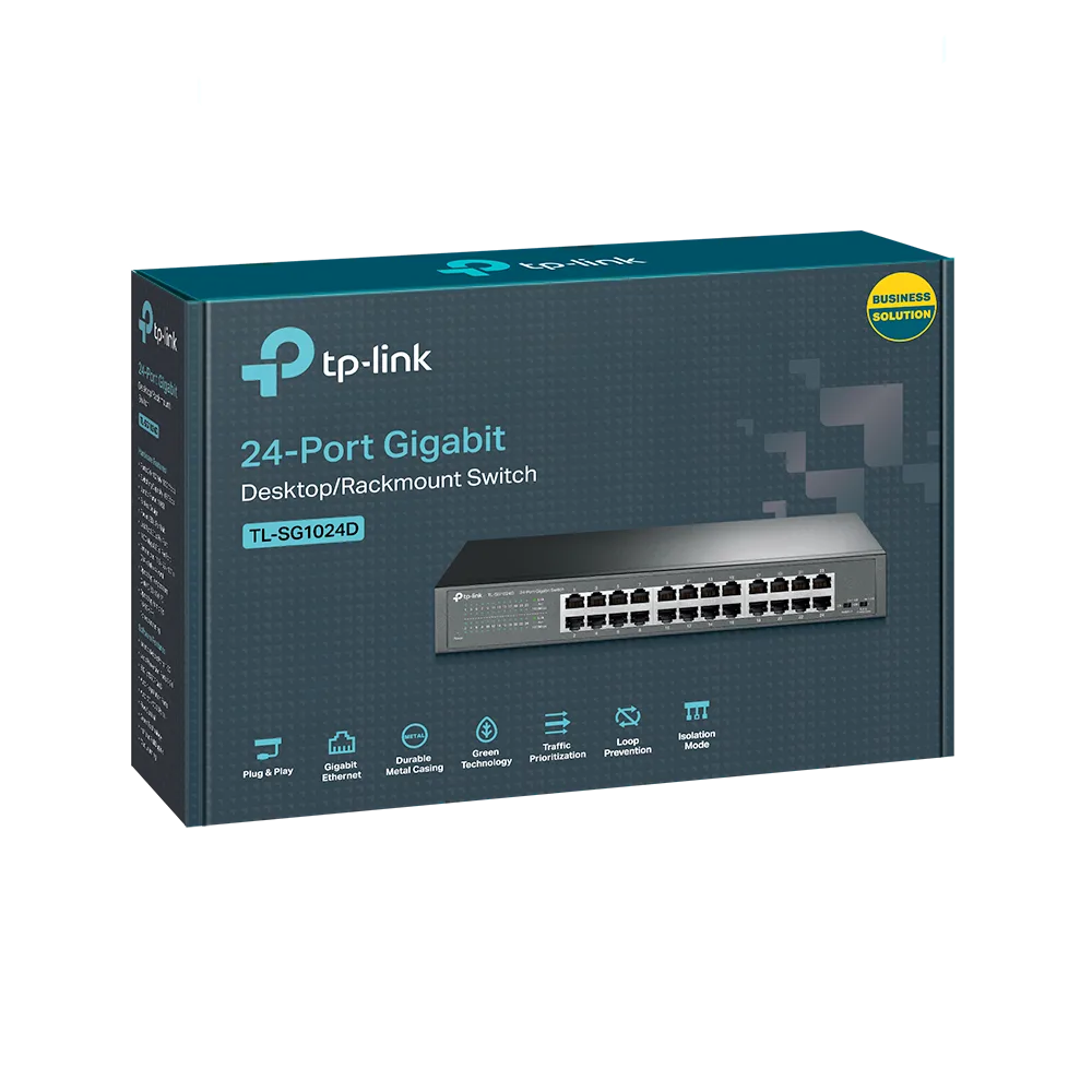 TP-Link TL-SG1024D 24-Port Gigabit Desktop/Rackmount Switch - Image 5