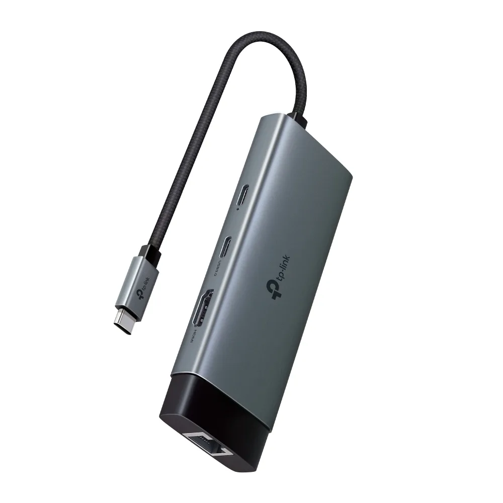 TP-Link UH6120C USB Type-C 6-in-1 Hub with 4K HDMI, 1Gbps Ethernet, 100W PD, USB-C & USB-A Ports
