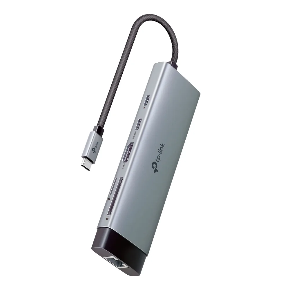 TP-Link UH9120C USB Type-C 9-in-1 Hub with 4K@60Hz HDMI, 1Gbps Ethernet, 100W PD