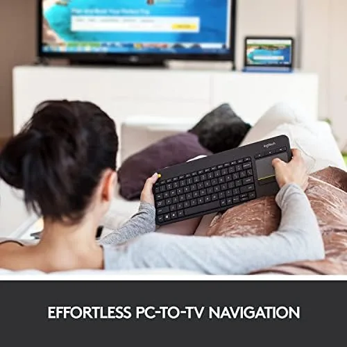 Logitech K400 Plus Wireless Keyboard with Touchpad, Multi-Media Keys, Compatible with Windows and Android - Image 12