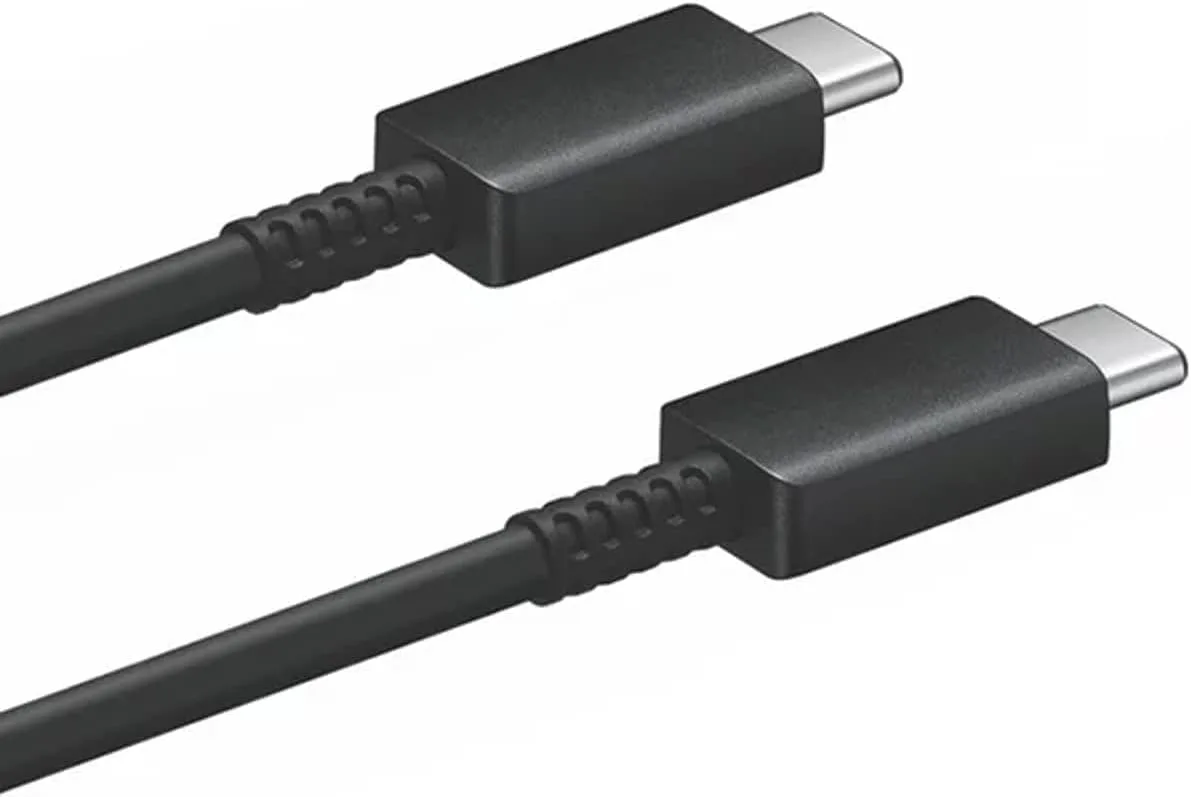 Samsung Galaxy USB-C Fast Charging Cable – 3A, 1.8m, Fast Data Transfer, Black, 2 Pack - Image 3