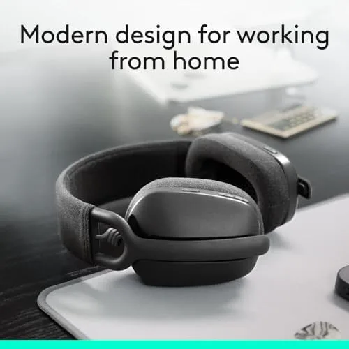 Logitech Zone Vibe 100 Wireless Over-Ear Headphones with Noise-Cancelling Mic, Multipoint Bluetooth - Image 13