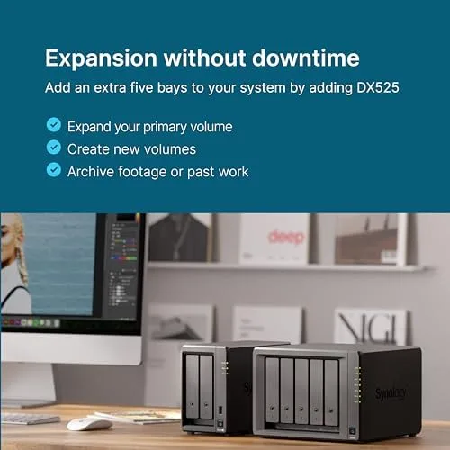 Synology DS725+ 2-Bay NAS Kit with Ryzen CPU, 4 GB RAM, 2.5GbE NIC - Image 10
