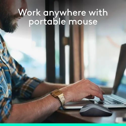 Logitech Wireless Mouse M185 - Swift Gray - Image 12