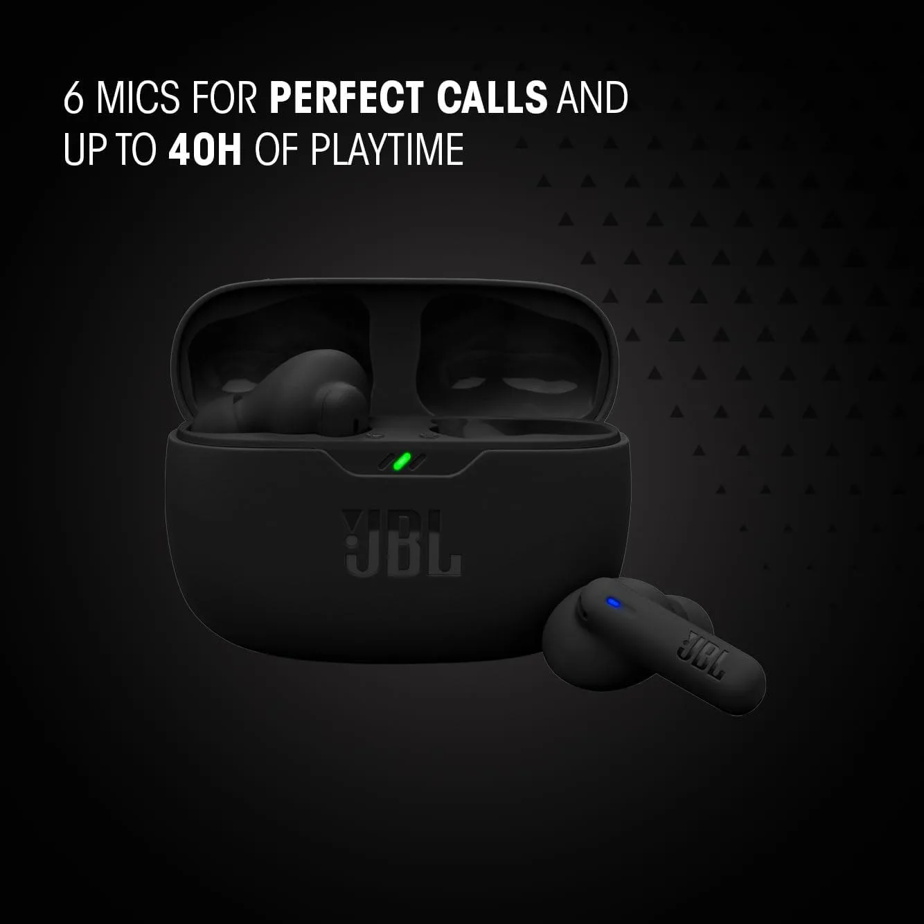 JBL Wave Beam 2 True Wireless Earbuds JBLWBEAM2WHT with Adaptive Noise Cancelling, 40H Battery, and Deep Bass - Image 2
