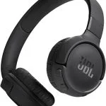 JBL Tune 520BT Wireless On-Ear Headphones with Pure Bass, 57H Battery Life, Speed Charge - Model JBLT520BTBLKEU