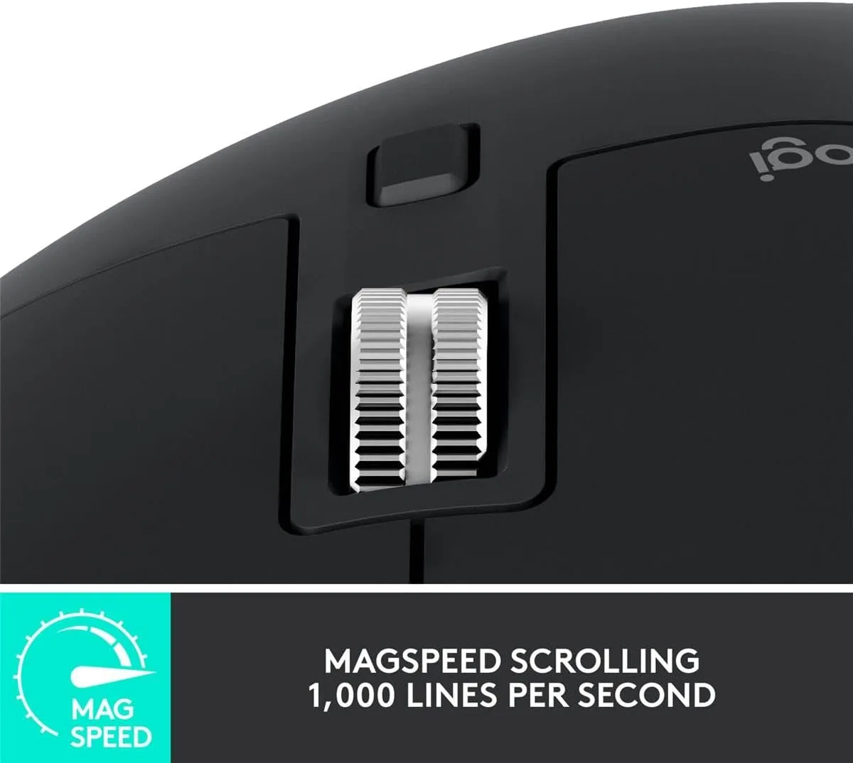 Logitech MX Master 3S Wireless Performance Mouse - Ultra Fast Scrolling, Black - Image 9