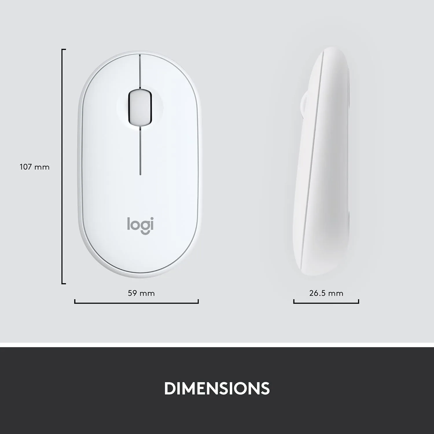 Logitech MK470 Slim Wireless Keyboard and Mouse Combo - Ultra Quiet, 2.4 GHz USB Receiver, Compact Layout - Image 9