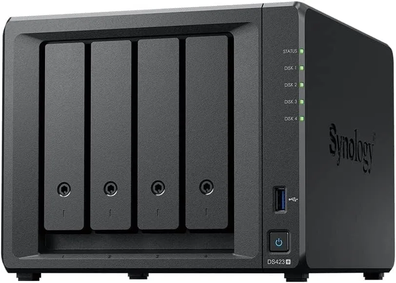 Synology DS423+ 4-Bay Desktop NAS with 40TB Storage (4 x 10TB WD Red Plus Drives) - Image 2
