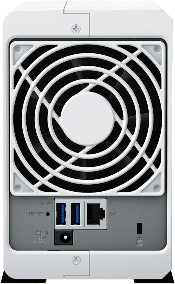 Synology DS223j 2-Bay DiskStation NAS with Realtek RTD1619B 4-Core 1.7 GHz CPU, 1GB DDR4 RAM, 1x RJ-45 1GbE LAN Port - 12TB Bundle (2x 6TB WD Red Plus) - Image 7