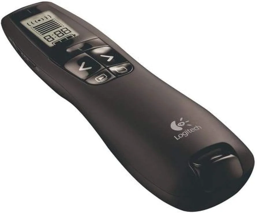 Logitech R400 Wireless Presentation Remote with 2.4 GHz USB Receiver, Red Laser Pointer, 15-Meter Range, 6 Buttons, Battery Indicator - Image 3