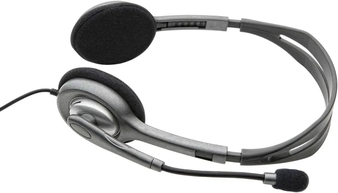 Logitech H110 Stereo Headset 981 000214 with Adjustable Size (S, M, L) - Image 2