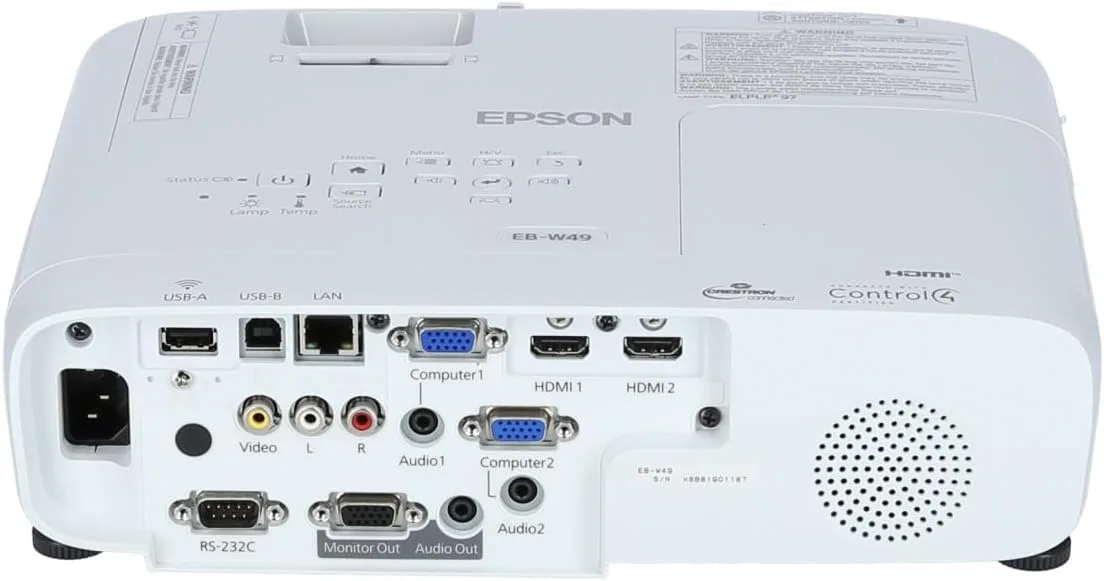 Epson EB-W49 WXGA Projector with 3800 Lumens and 3LCD Technology - Image 4