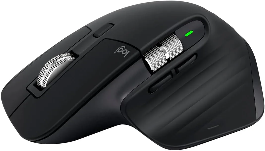 Logitech MX Master 3S Wireless Performance Mouse - Ultra Fast Scrolling, Black - Image 2