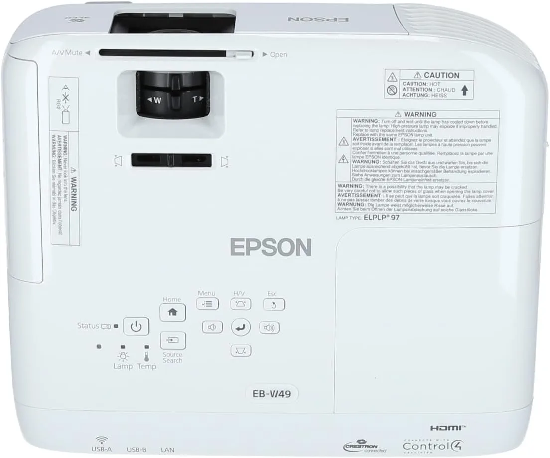 Epson EB-W49 WXGA Projector with 3800 Lumens and 3LCD Technology - Image 9
