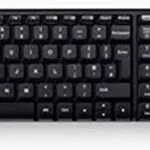 Logitech Wireless MK220 Keyboard and Mouse Combo (Black)