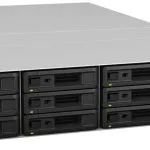 SYNOLOGY RS3621XS+ NAS Server - 2.1 GHz 8-Core CPU, 8GB DDR4 RAM, 12-Bay 2U, 4x 1GbE & 2x 10GbE Ports
