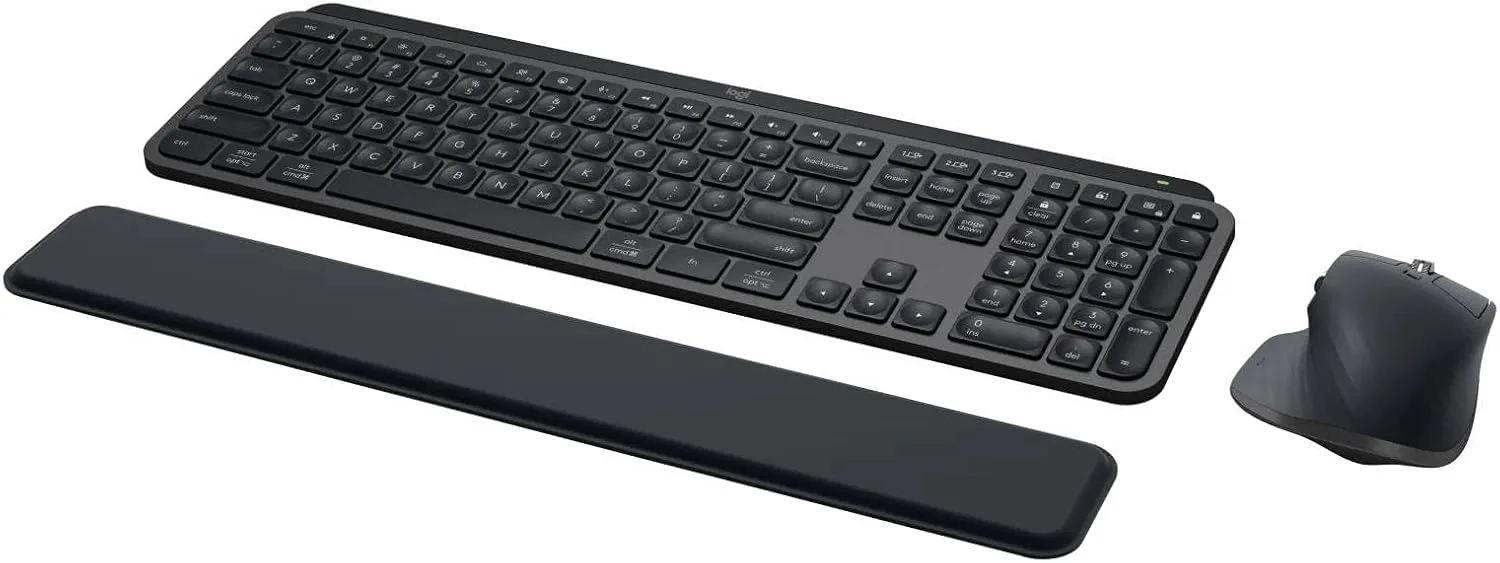 Logitech MX Keys Combo for Business Gen 2 - Wireless Keyboard & Mouse, Bluetooth, Logi Bolt, Quiet Clicks, Full Size, Graphite - Image 2