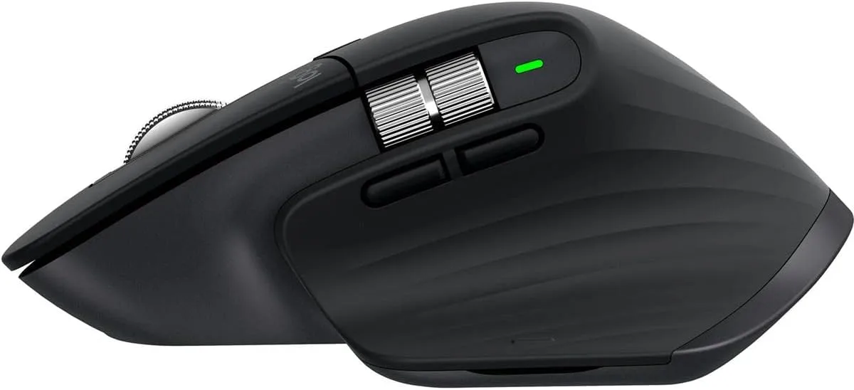 Logitech MX Master 3S Wireless Performance Mouse - Ultra Fast Scrolling, Black - Image 7