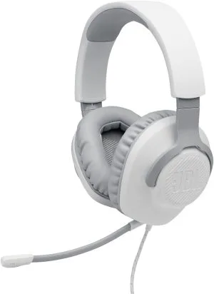 JBL Quantum 100 Wired Over-Ear Gaming Headset with Detachable Voice-Focus Boom Mic, JBL QuantumSound Signature, Lightweight Headband, Memory Foam Ear Cushions