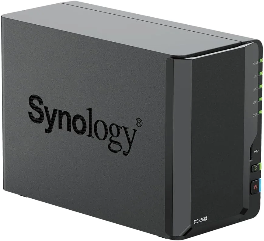 Synology DS225+ 2-Bay DiskStation NAS with Intel Celeron J4125 Quad-Core, 2 GB DDR4 RAM, 8TB Bundle with 2x 4TB Seagate IronWolf - Image 4