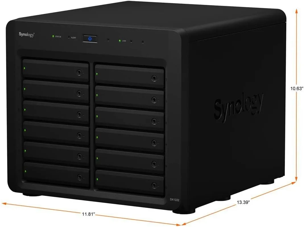 Synology DX1222 12-Bay Disk Expansion Unit (Diskless) - Image 4