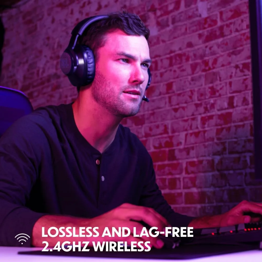JBL Quantum 350 Wireless Gaming Headset with Detachable Boom Mic, 2.4GHz Wireless, 22H Battery - Image 9