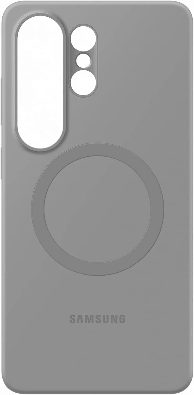 Samsung Galaxy S26 Ultra Silicone Magnet Case – Gray - Image 4