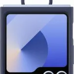Samsung Galaxy Z Flip6 Silicone Case with Ring, Navy