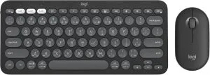 Logitech Pebble 2 Combo, Wireless Keyboard and Mouse with Logi Bolt and Bluetooth Connectivity
