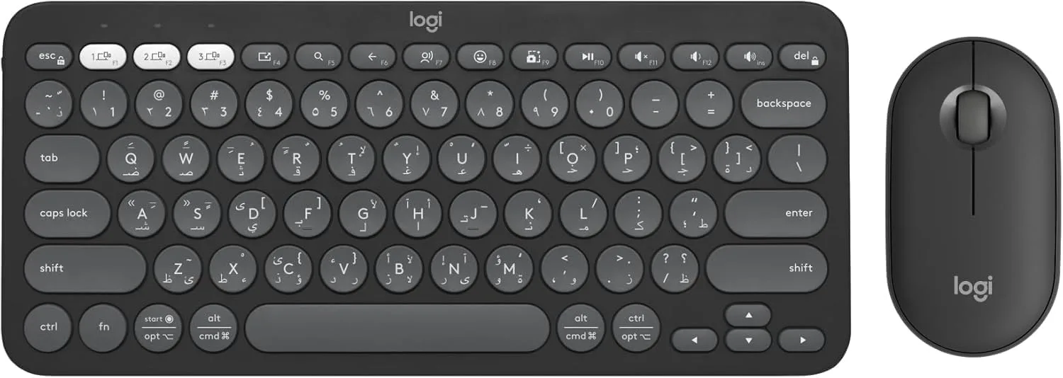 Logitech Pebble 2 Combo, Wireless Keyboard and Mouse with Logi Bolt and Bluetooth Connectivity