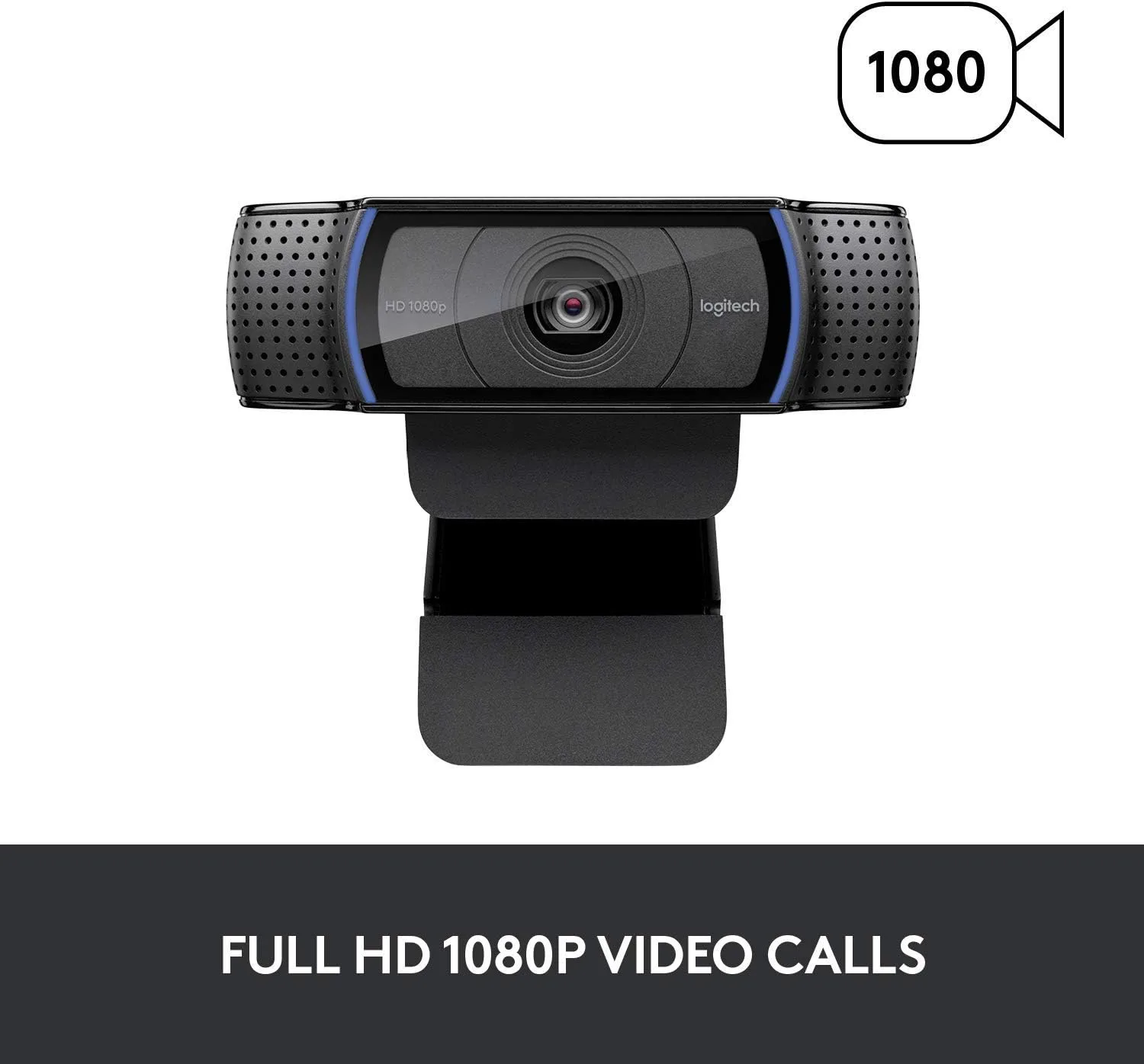Logitech C920e HD Webcam with Full HD 1080p Video, Dual Stereo Audio - Image 2