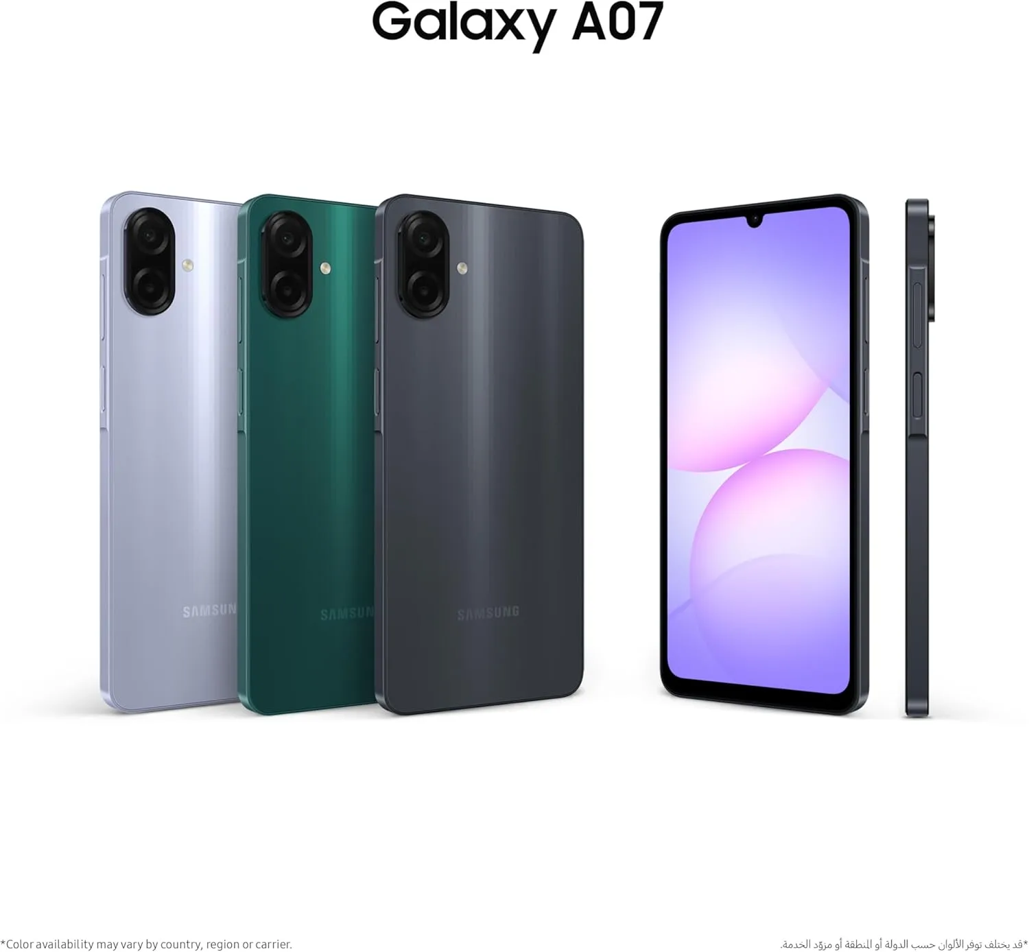Samsung Galaxy A07 LTE Smartphone – 4GB RAM, 128GB Storage, 6nm Processor, Black - Image 2
