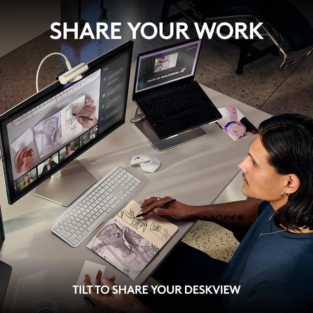 Logitech MX Brio Ultra HD 4K Webcam with 1080p 60 FPS, Dual Noise-Reducing Mics, USB-C - Image 7