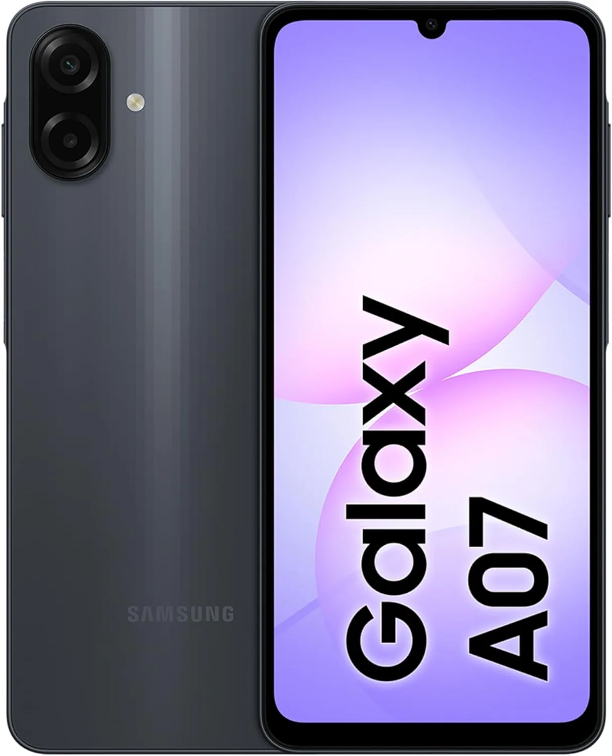 Samsung Galaxy A07 LTE Smartphone – 4GB RAM, 128GB Storage, 6nm Processor, Black