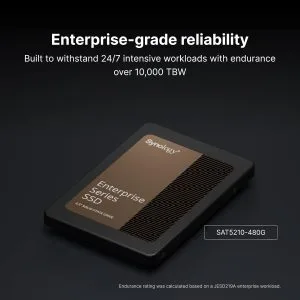 Synology SAT5210-480G 2.5" SATA SSD - 480GB Storage