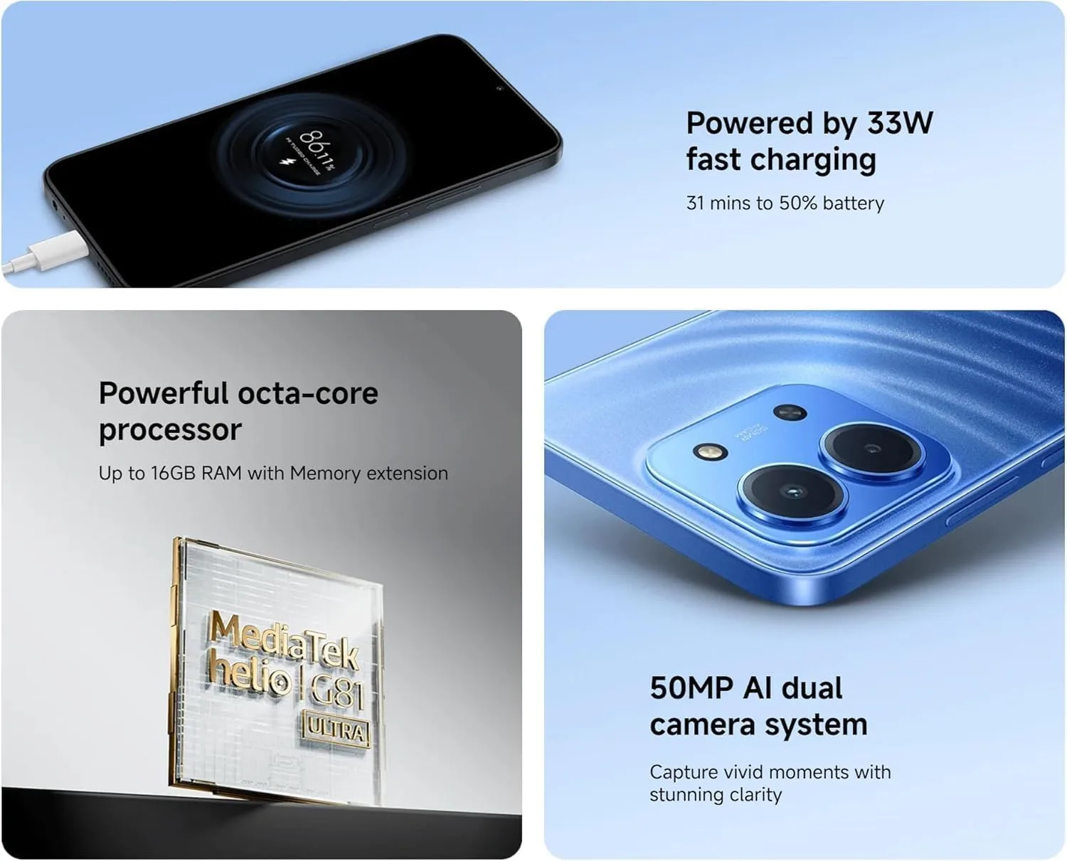 Redmi 15C 4G – 8GB RAM, 256GB Storage, 6000mAh Battery, 120Hz 6.9″ Display - Image 7