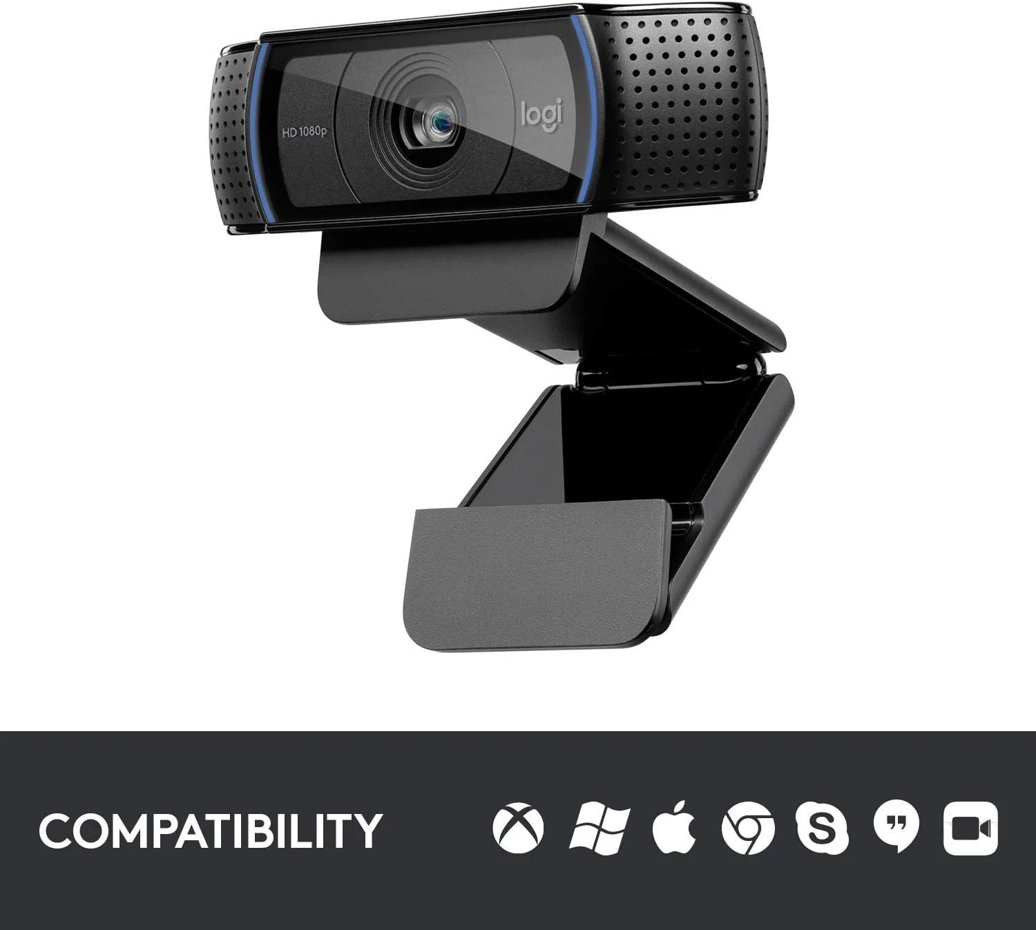 Logitech C920e HD Webcam with Full HD 1080p Video, Dual Stereo Audio - Image 4