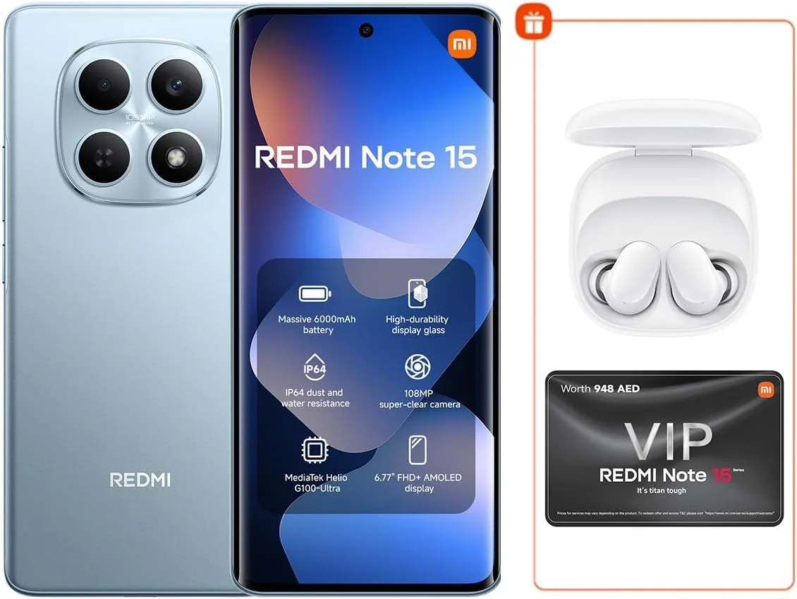 REDMI Note 15 Forest Green - 8GB RAM, 256GB Storage + Bud 6 Play - Global Version - Image 13