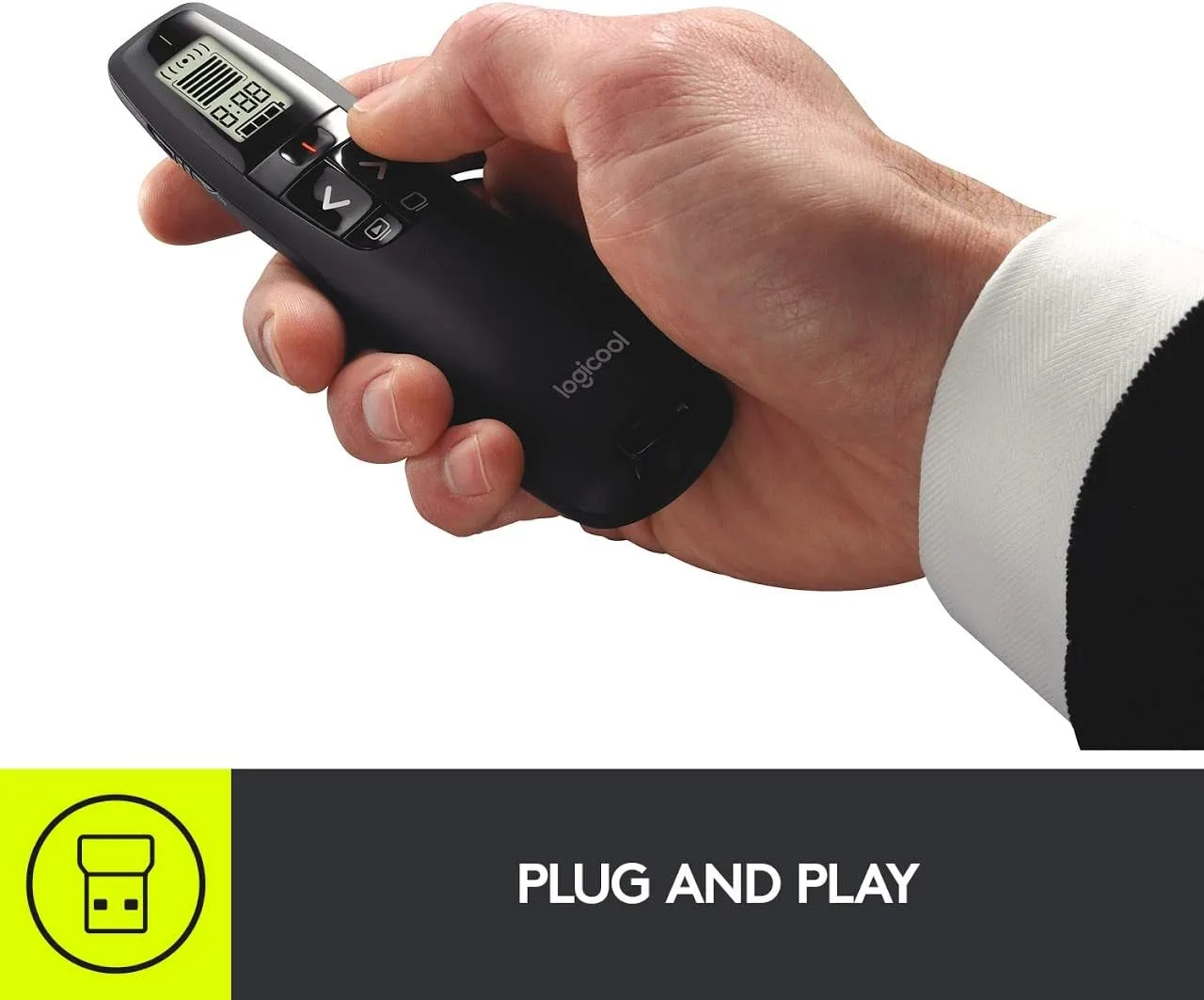 Logitech R800 Wireless Presenter with Green Laser Pointer