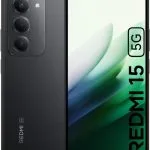 Redmi 15 5G Dual SIM 8GB RAM 256GB Storage Midnight Black - Global Version