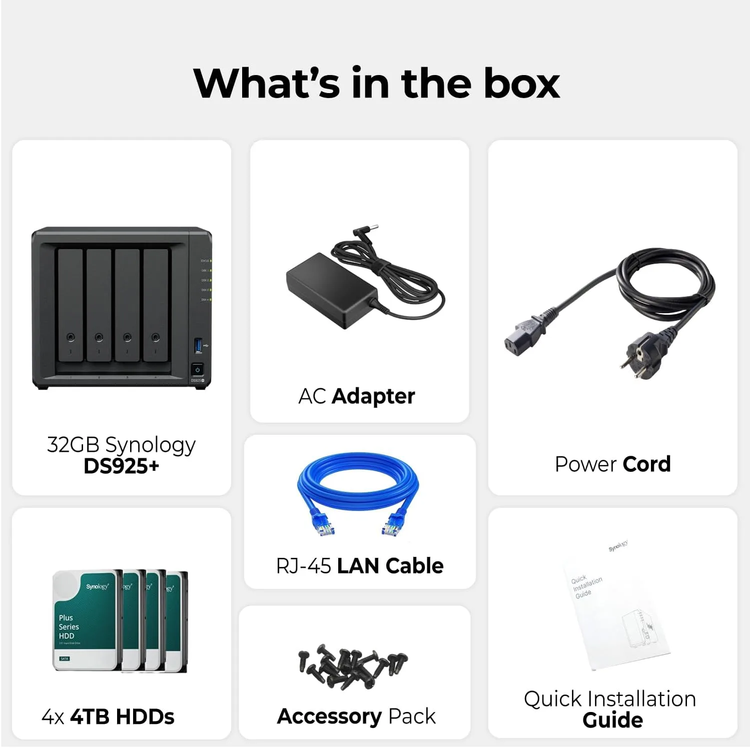 Synology DS925+ NAS Server Bundle with 32GB RAM and 16TB Storage (4 x 4TB HDD) plus 512GB External SSD Backup - Image 2