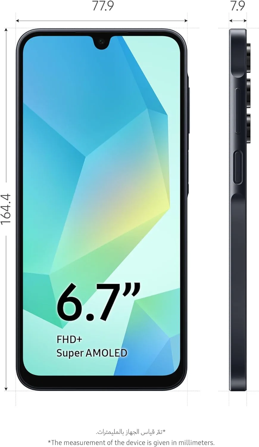Samsung Galaxy A16 LTE Smartphone – 4GB RAM, 128GB Storage, Dual SIM, Black - Image 3