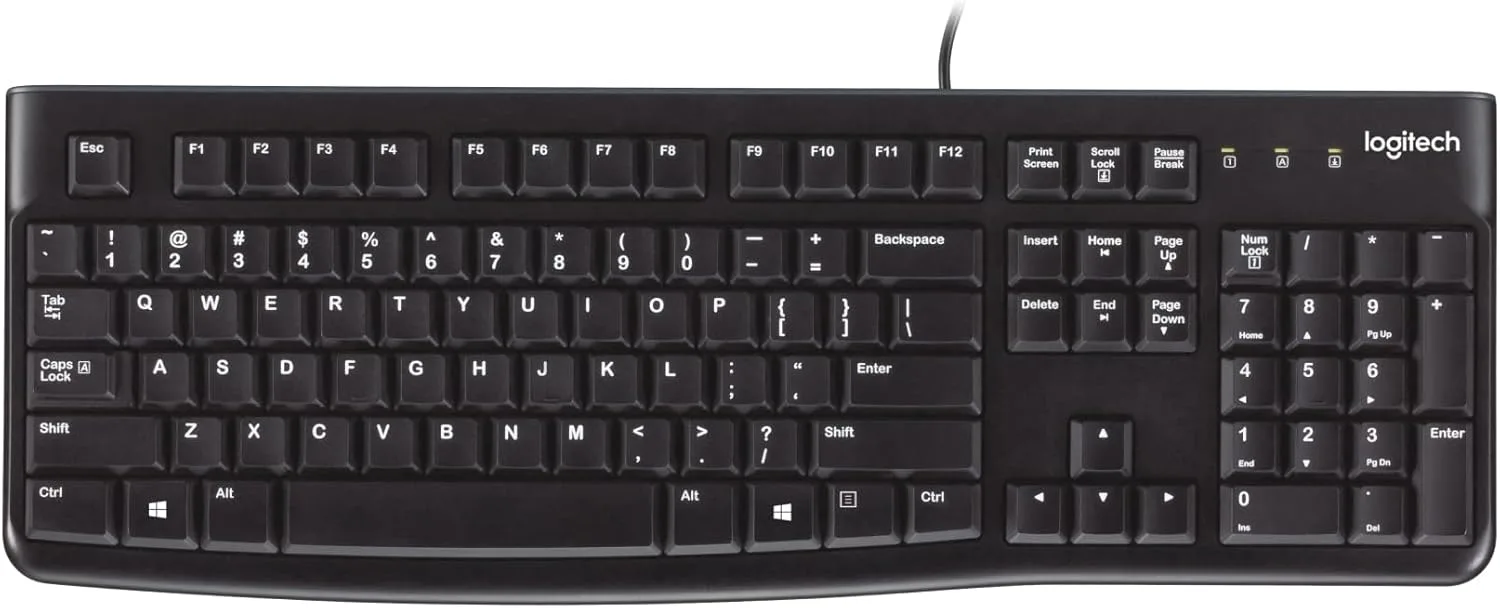 Logitech MK120 920002565 Wired Desktop Set with Keyboard and Mouse - Image 3
