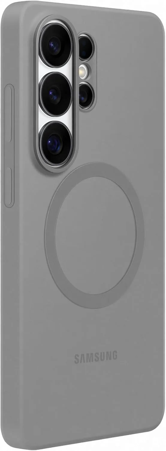 Samsung Galaxy S26 Ultra Silicone Magnet Case – Gray - Image 3